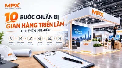 10 Bước Chuẩn Bị Gian Hàng Triển Lãm Chuyên Nghiệp