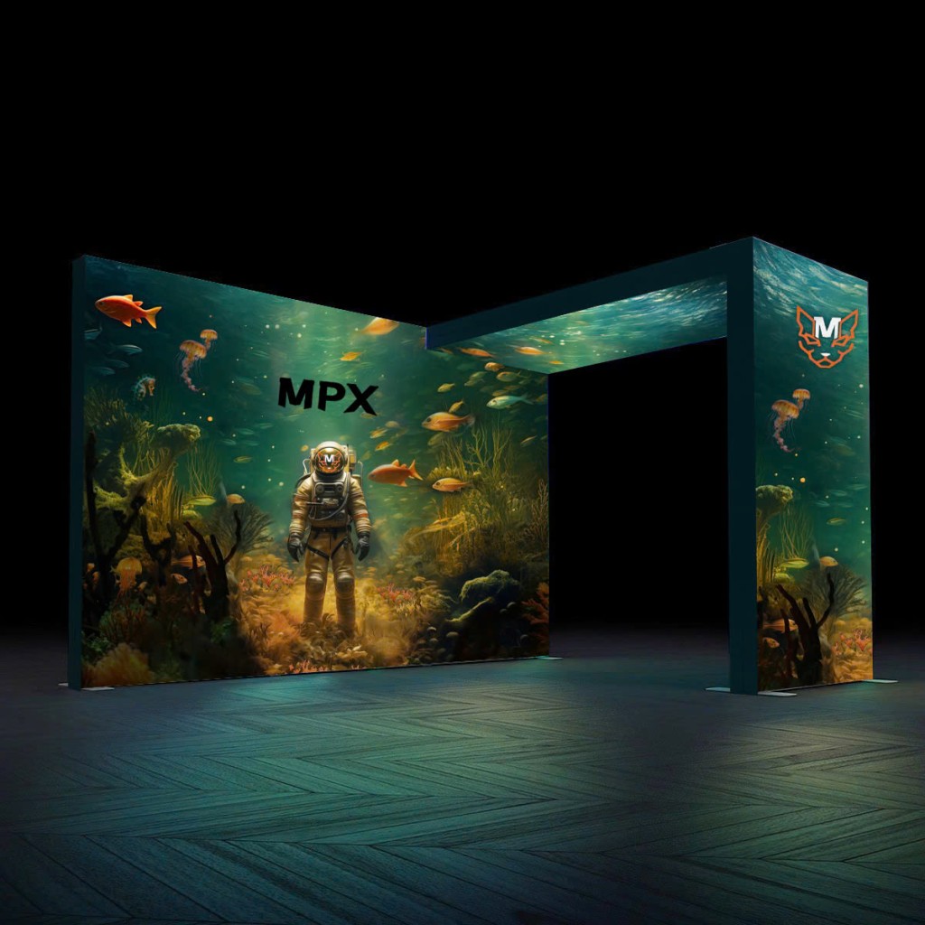 MPX HybridBooth – Gian hàng kết hợp hộp đèn