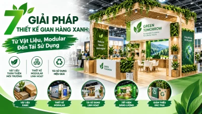 7 Giải Pháp Thiết Kế Gian Hàng Xanh Giảm Chi Phí, Tăng ROI