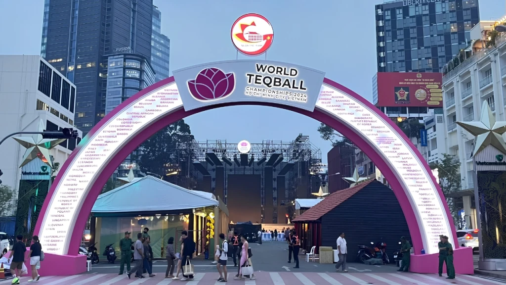 MPX Thi Công Giải Vô Địch Teqball Thế Giới 2024 Tại TP.HCM