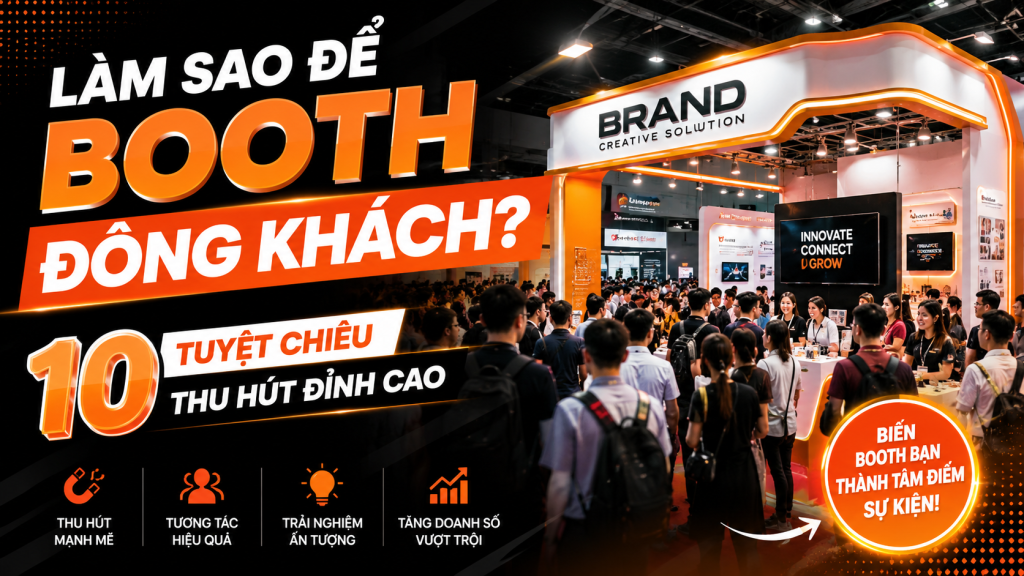 Làm Sao Để Booth Đông Khách? 10 Tuyệt Chiêu Thu Hút Đỉnh Cao
