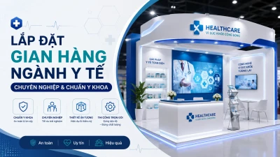 Lắp Đặt Gian Hàng Ngành Y Tế: Chuyên Nghiệp & Chuẩn Y Khoa