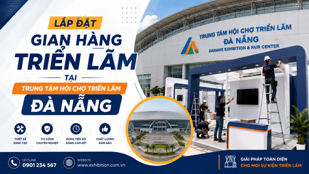 Lắp Đặt Gian Hàng Triển Lãm Đà Nẵng Trọn Gói Tại Trung Tâm Hội Chợ