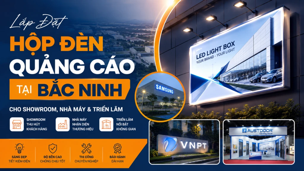 Lắp Đặt Hộp Đèn Quảng Cáo Tại Bắc Ninh Chuyên Nghiệp, Giá Tốt 2026