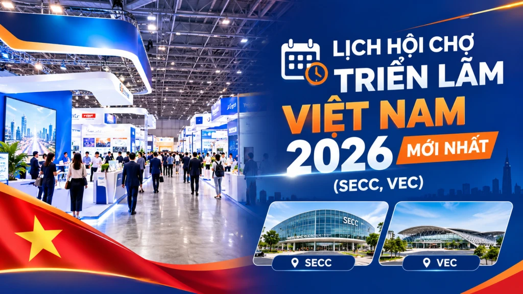 Lịch Hội Chợ Triển Lãm Việt Nam 2026 Mới Nhất (SECC, VEC)