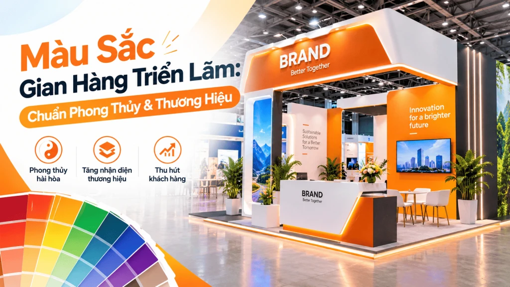 Màu Sắc Gian Hàng Triển Lãm: Chuẩn Phong Thủy & Thương Hiệu