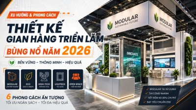 Top 6 Phong Cách Thiết Kế Gian Hàng Triển Lãm Nổi Bật Và Tối Ưu