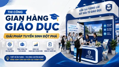 Thi Công Gian Hàng Giáo Dục: Giải Pháp Tuyển Sinh Đột Phá