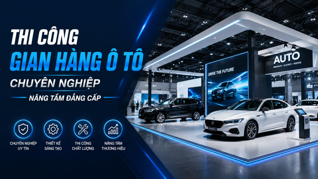 Thi Công Gian Hàng Ô Tô Chuyên Nghiệp: Nâng Tầm Đẳng Cấp