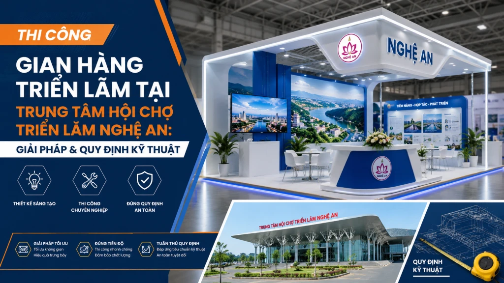 Thi Công Gian Hàng Triển Lãm Tại Nghệ An: Thiết Kế, Quy Định & Chi Phí