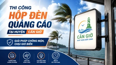 Thi Công Hộp Đèn Quảng Cáo Tại Huyện Cần Giờ: Chống Mặn, Chịu Gió