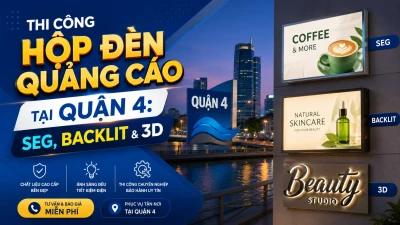 Thi Công Hộp Đèn Quảng Cáo Tại Quận 4 Trọn Gói | MPX
