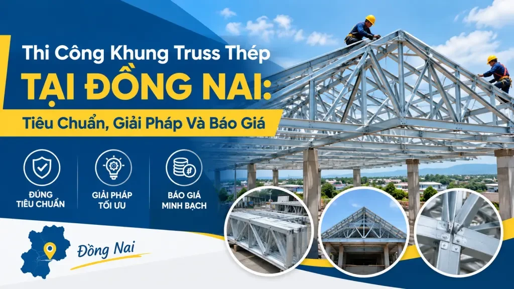 Thi Công Khung Truss Thép Tại Đồng Nai: Tiêu Chuẩn, Giải Pháp Và Báo Giá