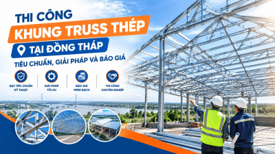 Thi Công Khung Truss Thép Tại Đồng Tháp: Tiêu Chuẩn, Giải Pháp Và Báo Giá