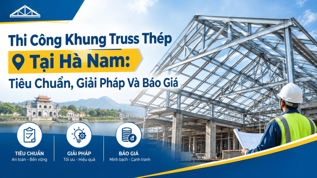 Thi Công Khung Truss Thép Tại Hà Nam: Tiêu Chuẩn, Giải Pháp Và Báo Giá