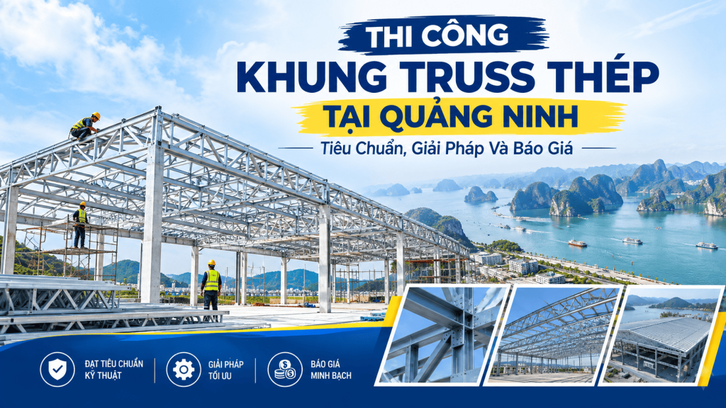 Thi Công Khung Truss Thép Tại Quảng Ninh: Tiêu Chuẩn, Giải Pháp Và Báo Giá