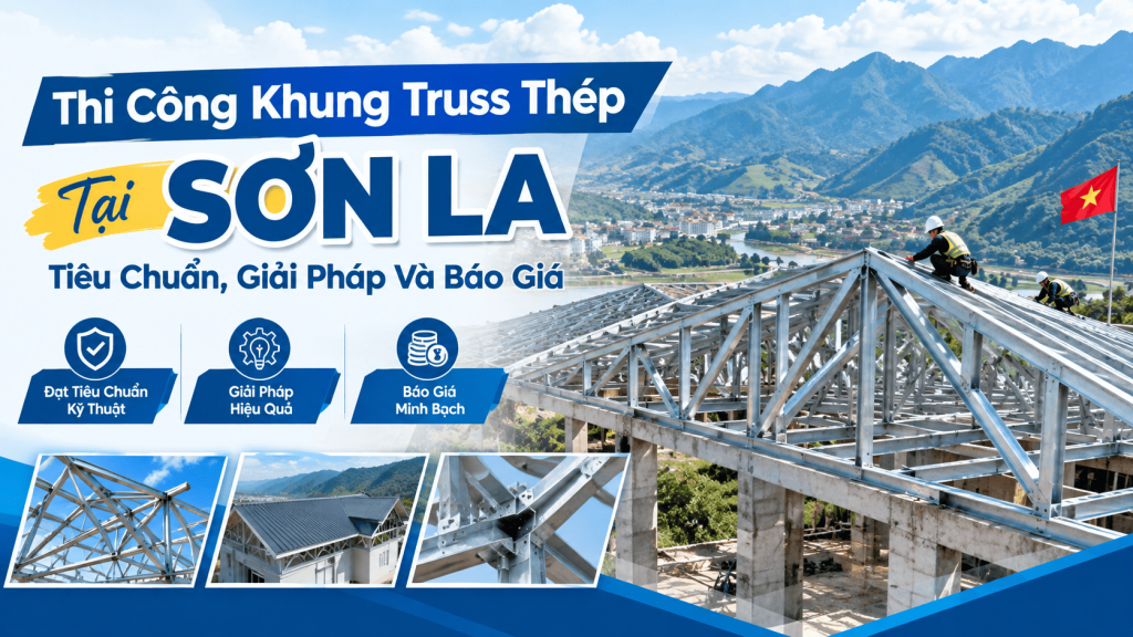 Thi Công Khung Truss Thép Tại Sơn La: Tiêu Chuẩn, Giải Pháp Và Báo Giá