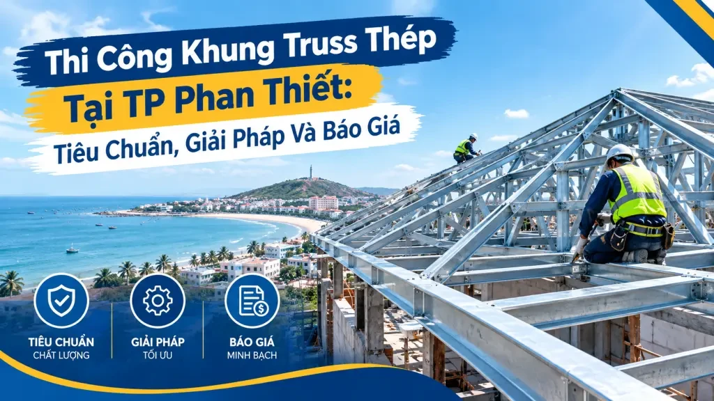 Thi Công Khung Truss Thép Tại TP Phan Thiết: Tiêu Chuẩn, Giải Pháp Và Báo Giá