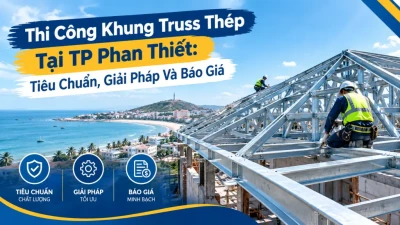 Thi Công Khung Truss Thép Tại TP Phan Thiết: Tiêu Chuẩn, Giải Pháp Và Báo Giá