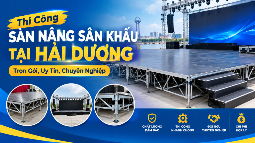 Thi Công Sàn Nâng Sân Khấu Tại Hải Dương: Trọn Gói, Uy Tín, Chuyên Nghiệp