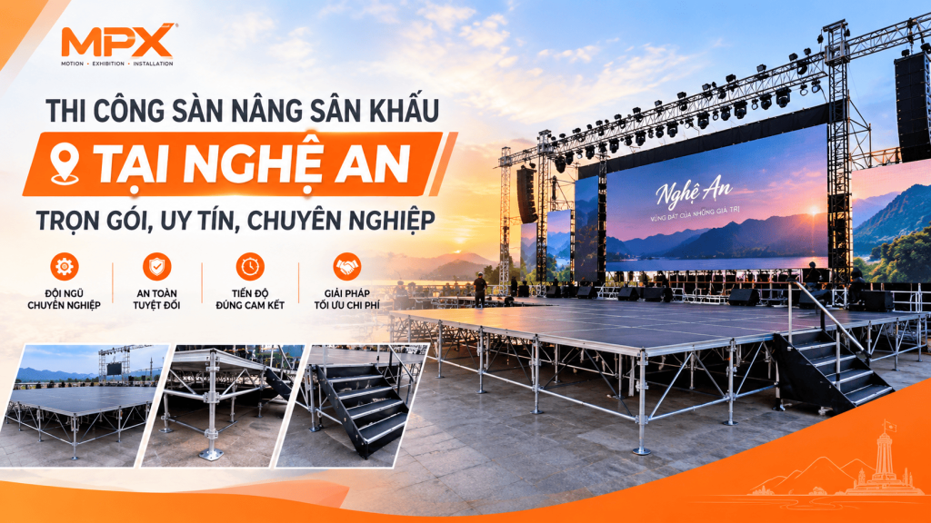 Thi Công Sàn Nâng Sân Khấu Tại Nghệ An: Trọn Gói, Uy Tín, Chuyên Nghiệp