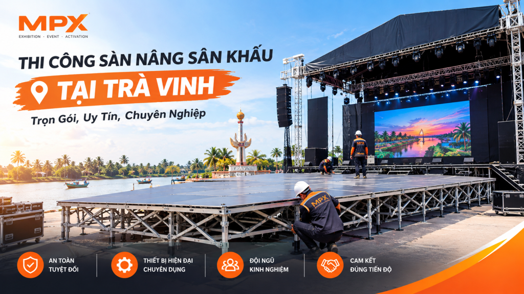 Thi Công Sàn Nâng Sân Khấu Tại Trà Vinh: Trọn Gói, Uy Tín, Chuyên Nghiệp