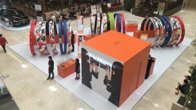 Dự Án Thi Công Gian Hàng Hermès Tại Takashimaya Saigon Chuẩn Cao Cấp