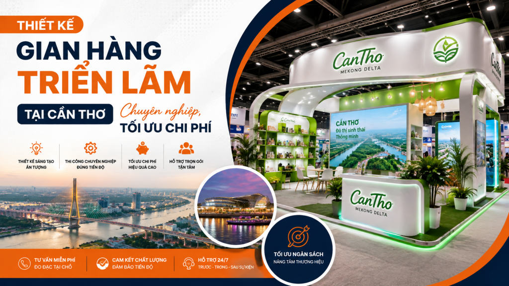 Thiết Kế Gian Hàng Triển Lãm Tại Cần Thơ Chuyên Nghiệp, Tối Ưu Chi Phí