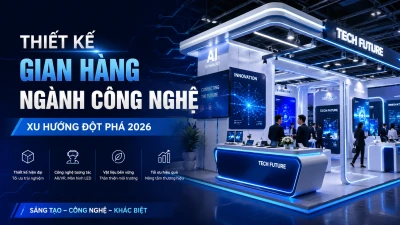 Thiết Kế Gian Hàng Ngành Công Nghệ: Xu Hướng Đột Phá