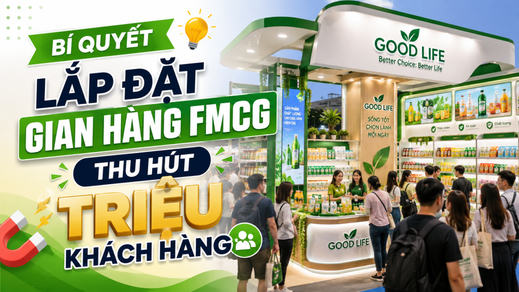 Bí Quyết Lắp Đặt Gian Hàng FMCG Thu Hút Triệu Khách Hàng