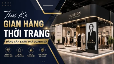 Thiết Kế Gian Hàng Thời Trang: Đẳng Cấp & Đột Phá Doanh Số