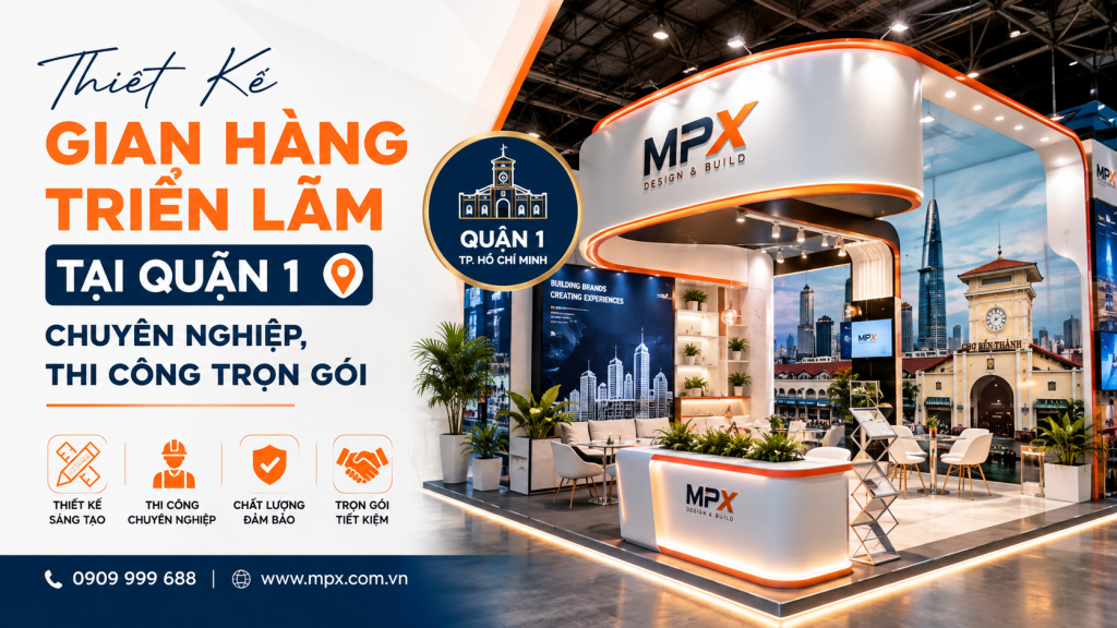 Thiết Kế Gian Hàng Triển Lãm Tại Quận 1 Chuyên Nghiệp, Thi Công Trọn Gói