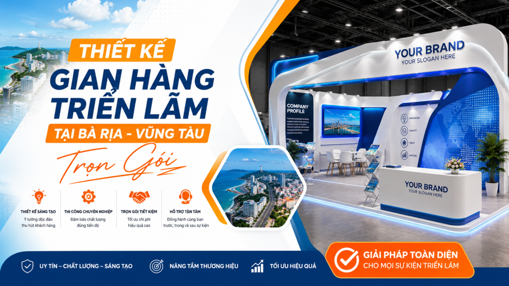 Thiết Kế Gian Hàng Triển Lãm Tại Bà Rịa - Vũng Tàu Trọn Gói
