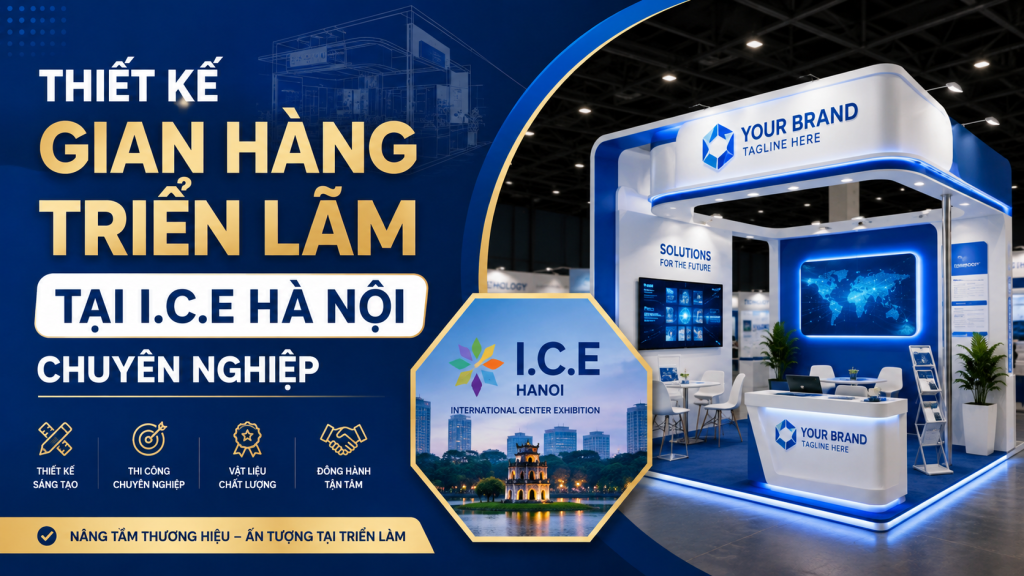 Thiết Kế Gian Hàng Triển Lãm Tại I.C.E Hà Nội Chuyên Nghiệp