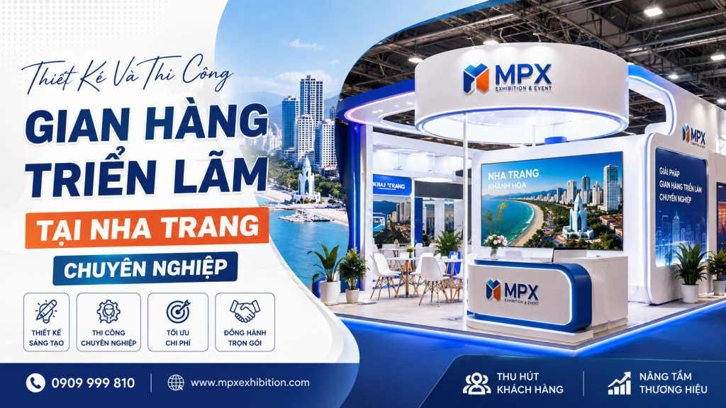 Thiết Kế Và Thi Công Gian Hàng Triển Lãm Tại Nha Trang Chuyên Nghiệp