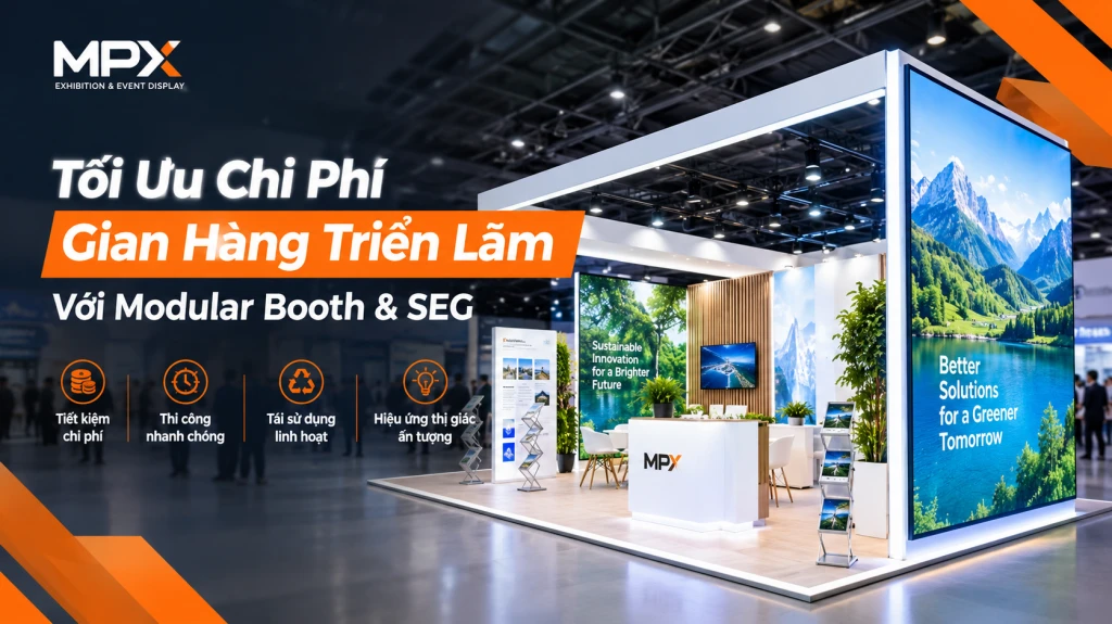 Tối Ưu Chi Phí Gian Hàng Triển Lãm Với Modular Booth & SEG