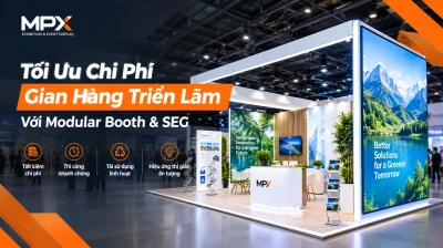 Tối Ưu Chi Phí Gian Hàng Triển Lãm Với Modular Booth & SEG