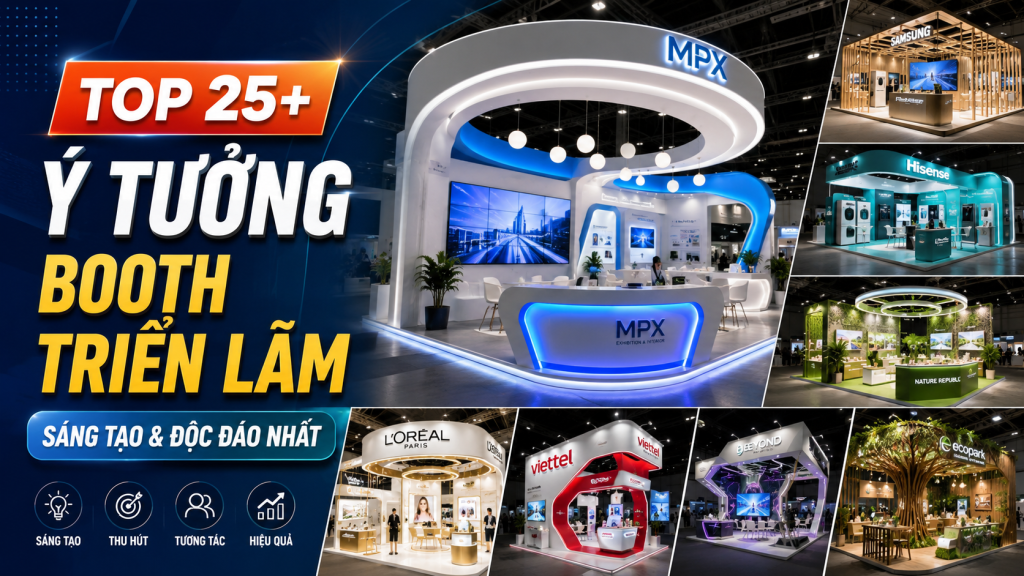 Top 25+ Ý Tưởng Booth Triển Lãm Sáng Tạo & Độc Đáo Nhất