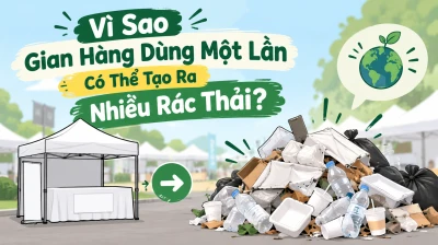 為何一次性展位會產生大量廢棄物？