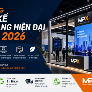 Thiết Kế Gian Hàng Hiện Đại Năm 2026: 5 Giải Pháp Dẫn Đầu Xu Thế