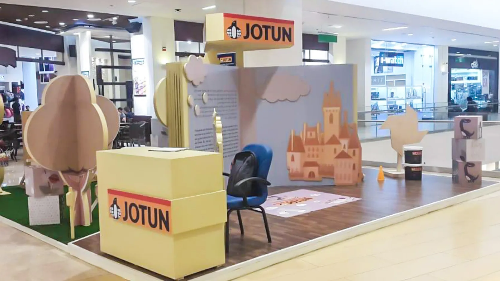 Melody Productionworx designs and constructs an exhibition booth for the Jotun brand at Hoa Binh Theater