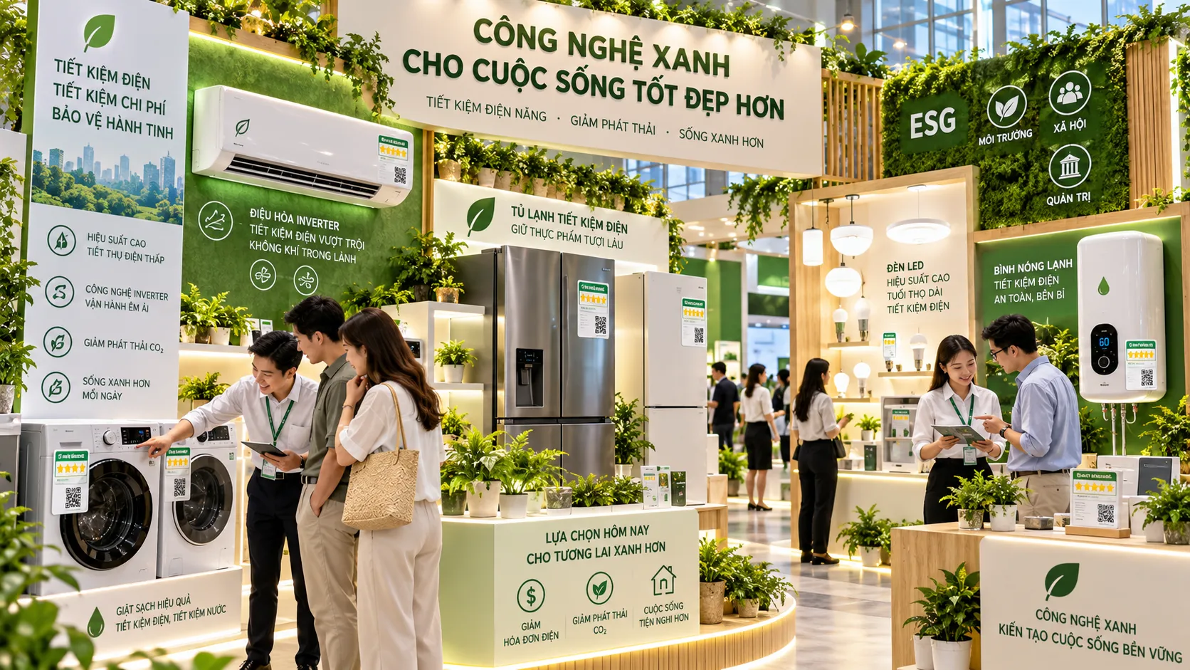 Ứng dụng vật liệu tái chế thông minh và kết cấu module tháo lắp linh hoạt theo xu hướng triển lãm bền vững